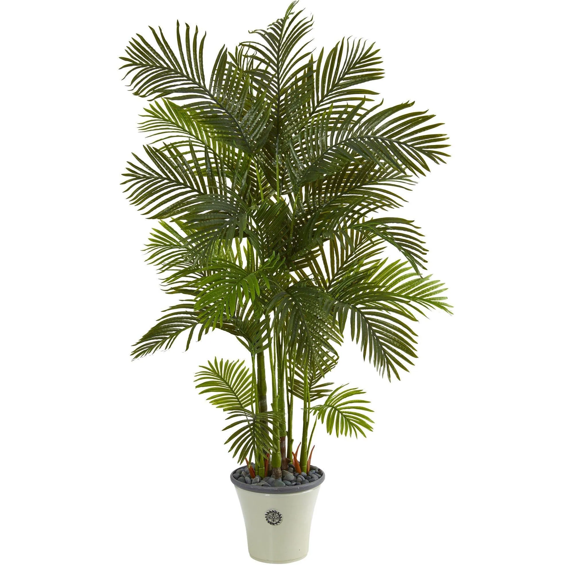 74” Areca Palm Artificial Tree in Decorative Planter