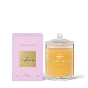 A Tahaa Affair Glasshouse Candle 380g