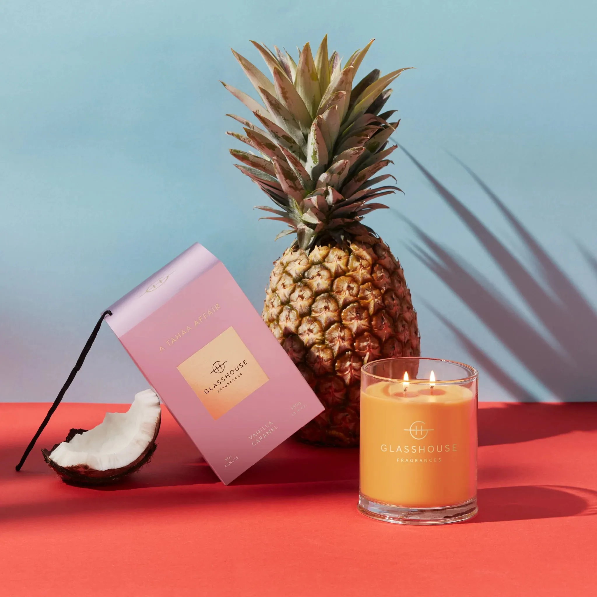 A Tahaa Affair Glasshouse Candle 380g