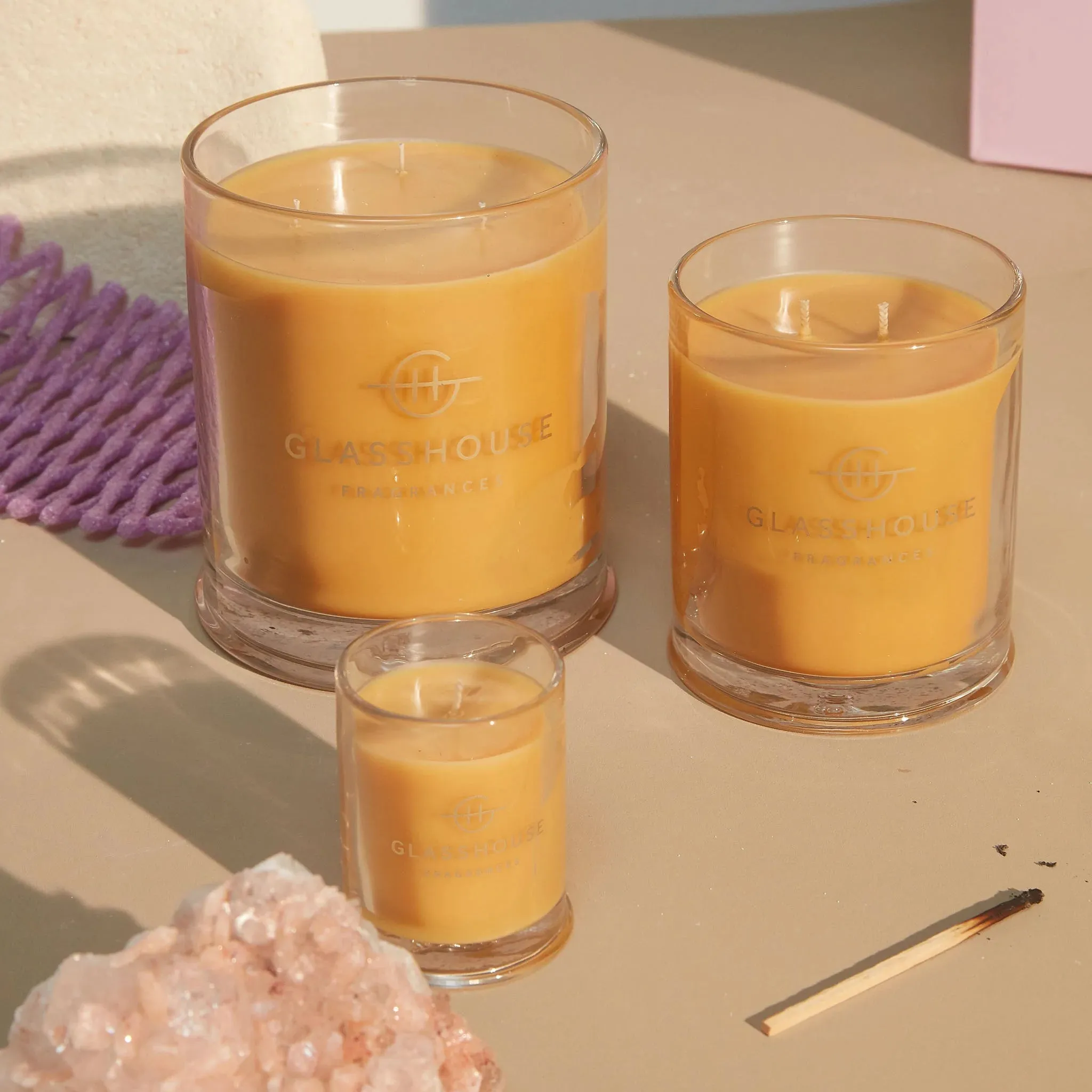A Tahaa Affair Glasshouse Candle 380g