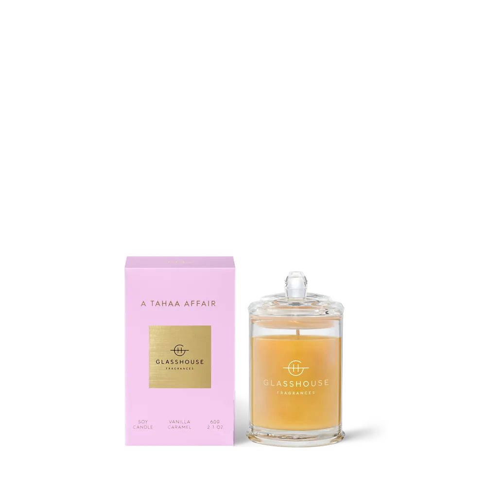 A Tahaa Affair Glasshouse Candle 60g