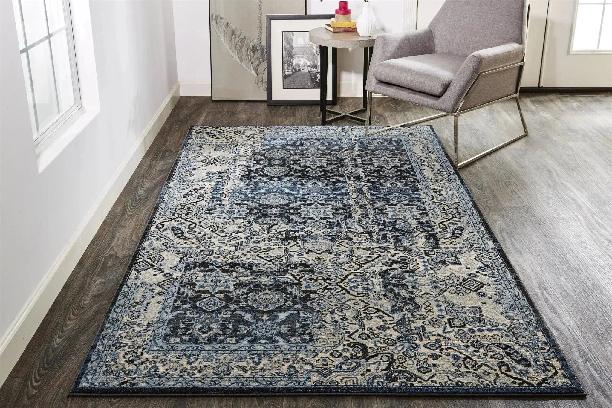 Ainsley 8713898F Charcoal/Tan Rug