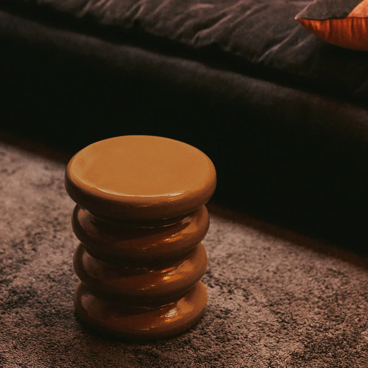 Allure Side Table Caramel