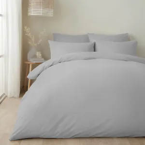 Appletree Pure Cotton Duvet Cover Set by Appletree Style in Silver
