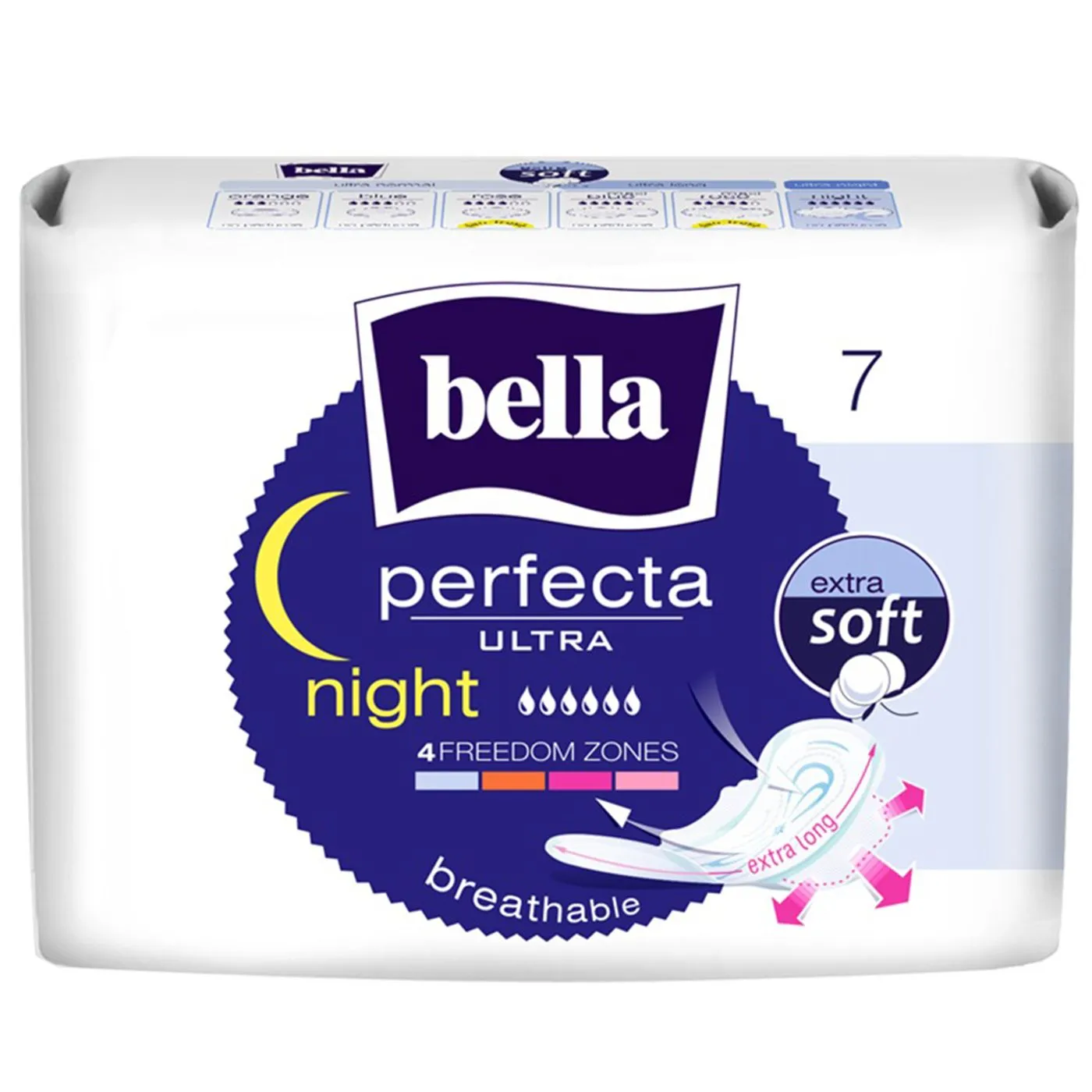 Bella Perfecta Ultra Night Extra Soft Sanitary Pads 7 PC