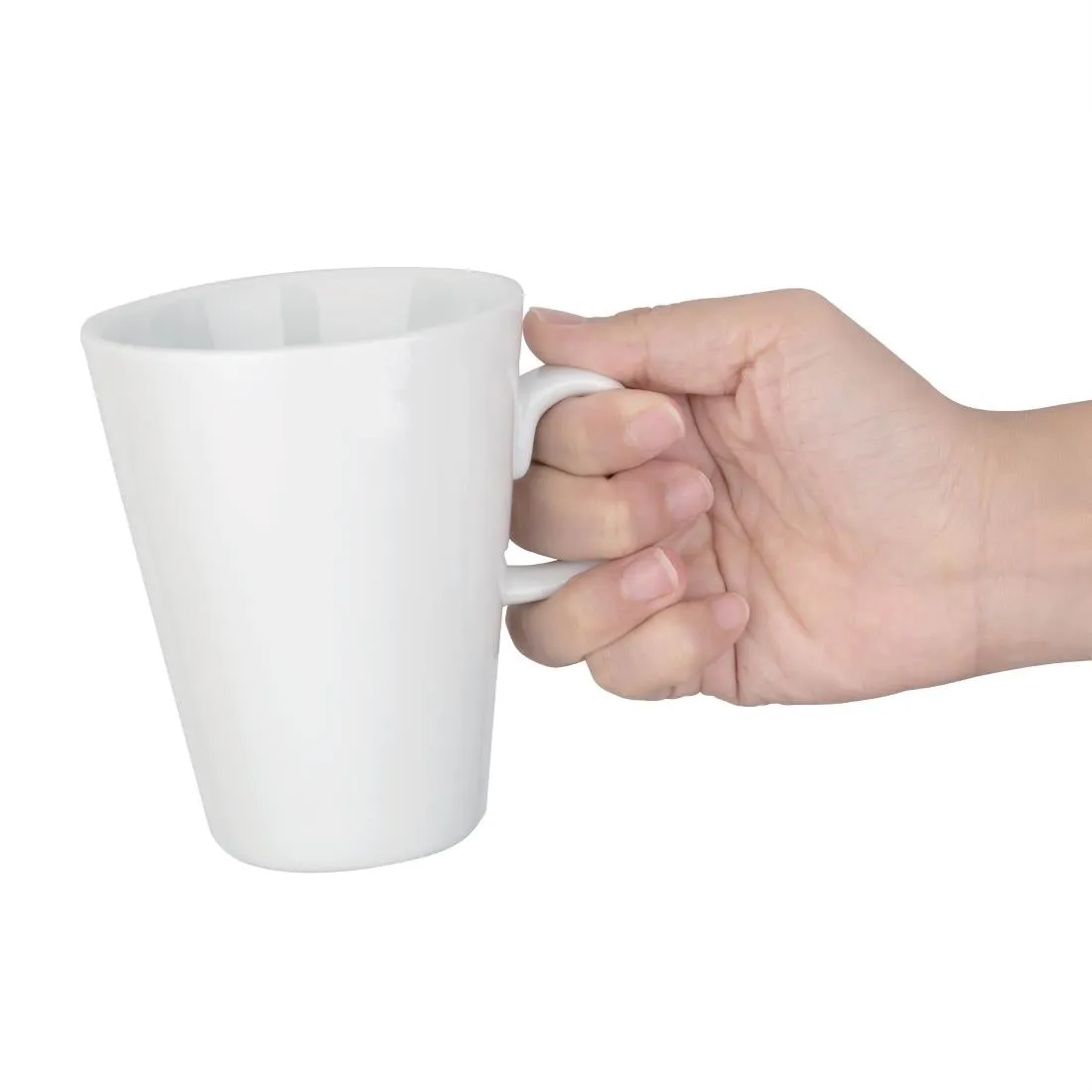 C359 Olympia Whiteware Latte Mugs 310ml 11oz (Pack of 12)