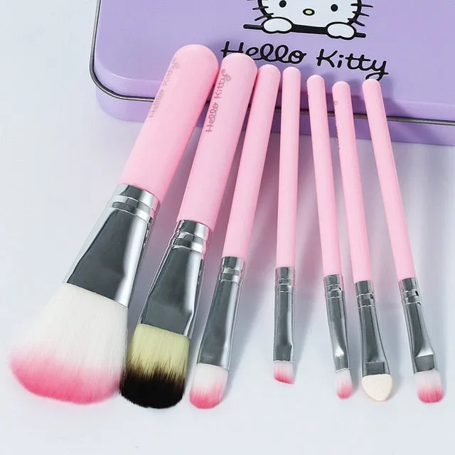 children girl makeup cartoon soft brush toy