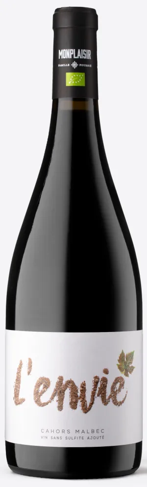 Ch?óteau Haut Monplaisir - AOP Cahors L' Envie Preservative free Malbec 2020