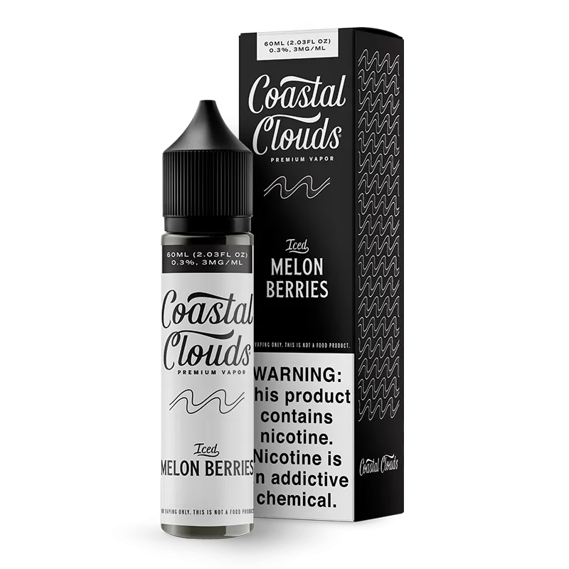 Coastal Clouds - Iced Melon Berries - 60ML E-Liquid