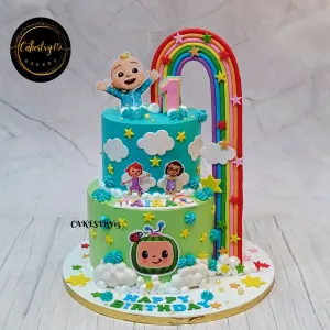 Cocomelon Starry 3kg Cake