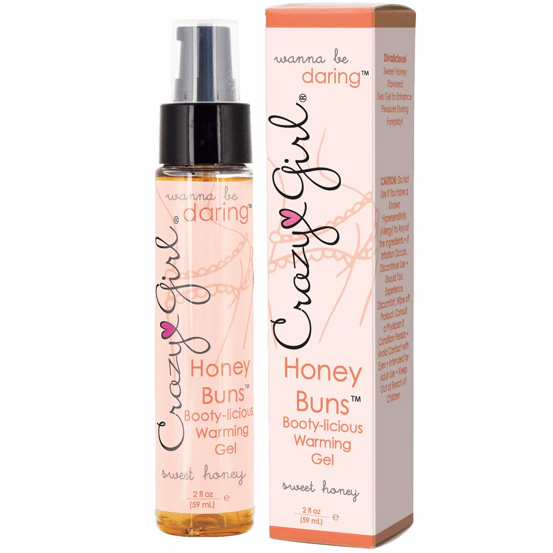 Crazy Girl Honey Buns Booty Liscious Warming Gel
