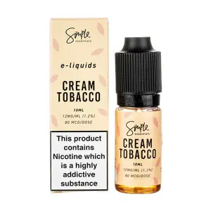 Cream Tobacco E-Liquid by Simple Essentials