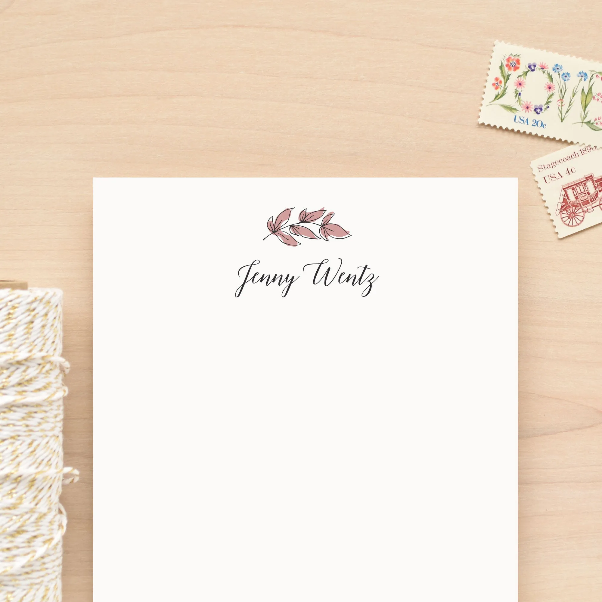 Elm Personalized Notepad