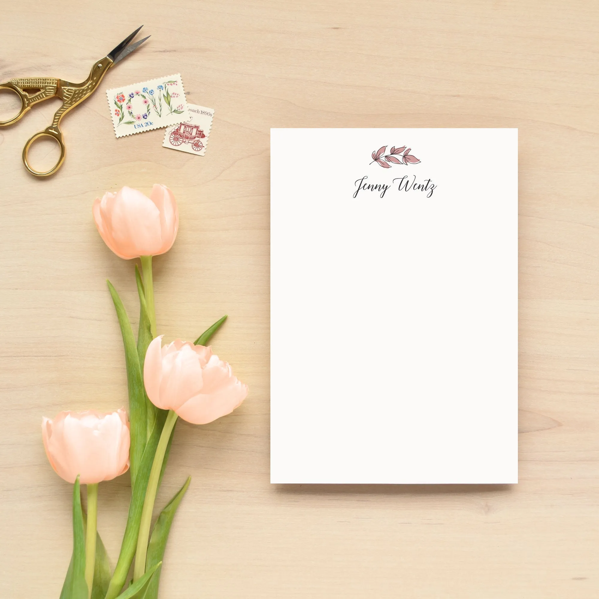 Elm Personalized Notepad