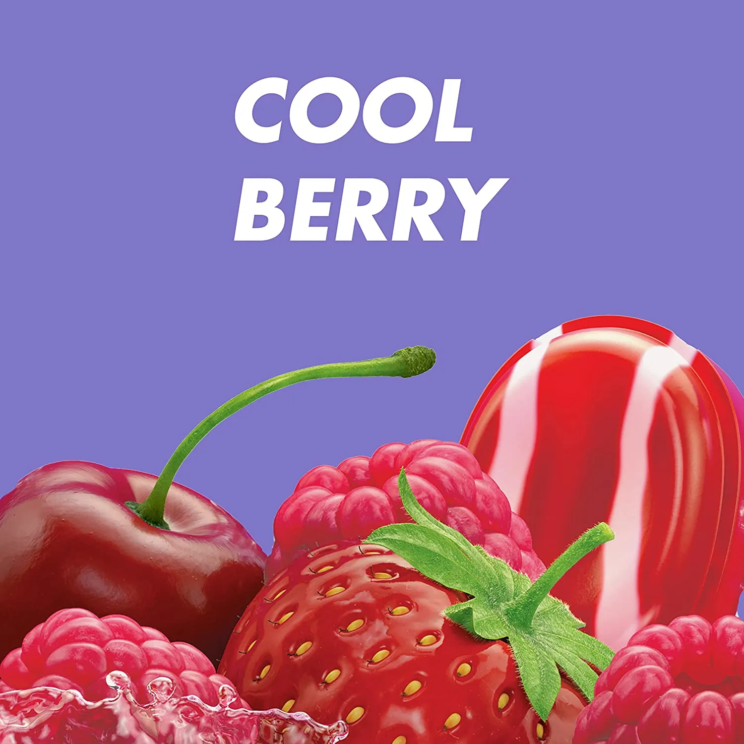 Halls Breezers Cough Drops with Cool Berry Flavor 25/Bag