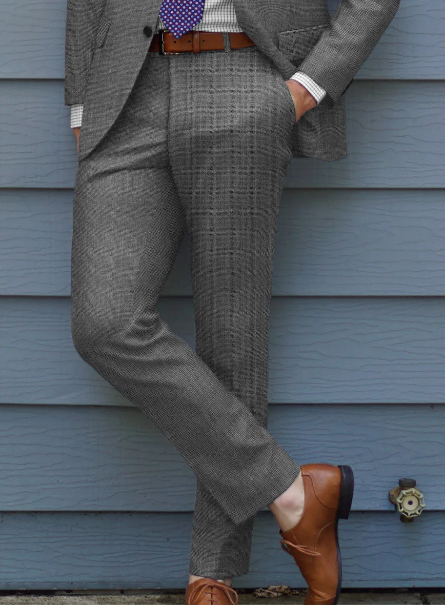 Hardy Minnis Gray Nailhead Wool Suit