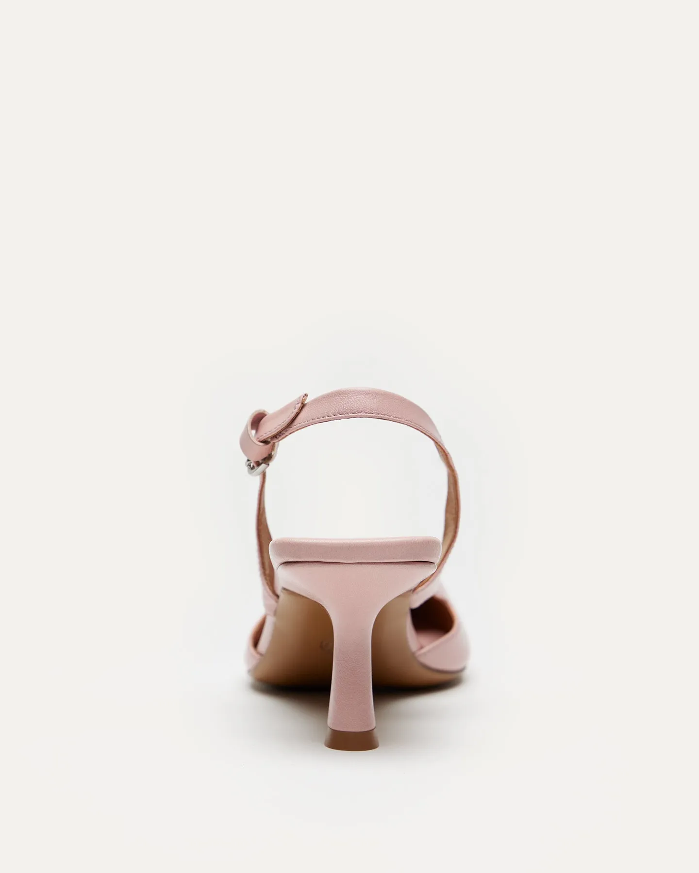 Holton Smooth Leather Slingback Heels