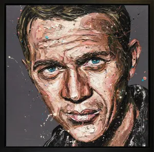 King Of Cool Hand Embellished Canvas by Paul Oz