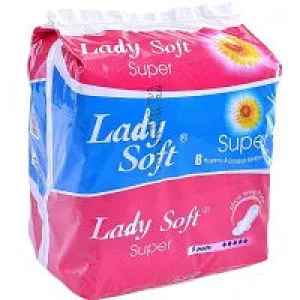 Lady Soft Pads Super With Wings 28 cm x8