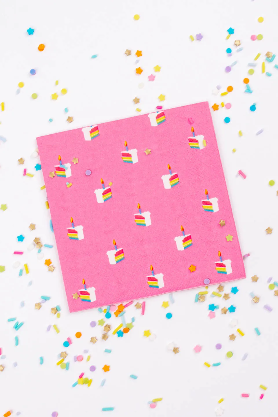 Let Them Eat Cake Napkins - Pink