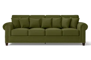 Marano 4 Seater Sofa Olive Linen Fabric