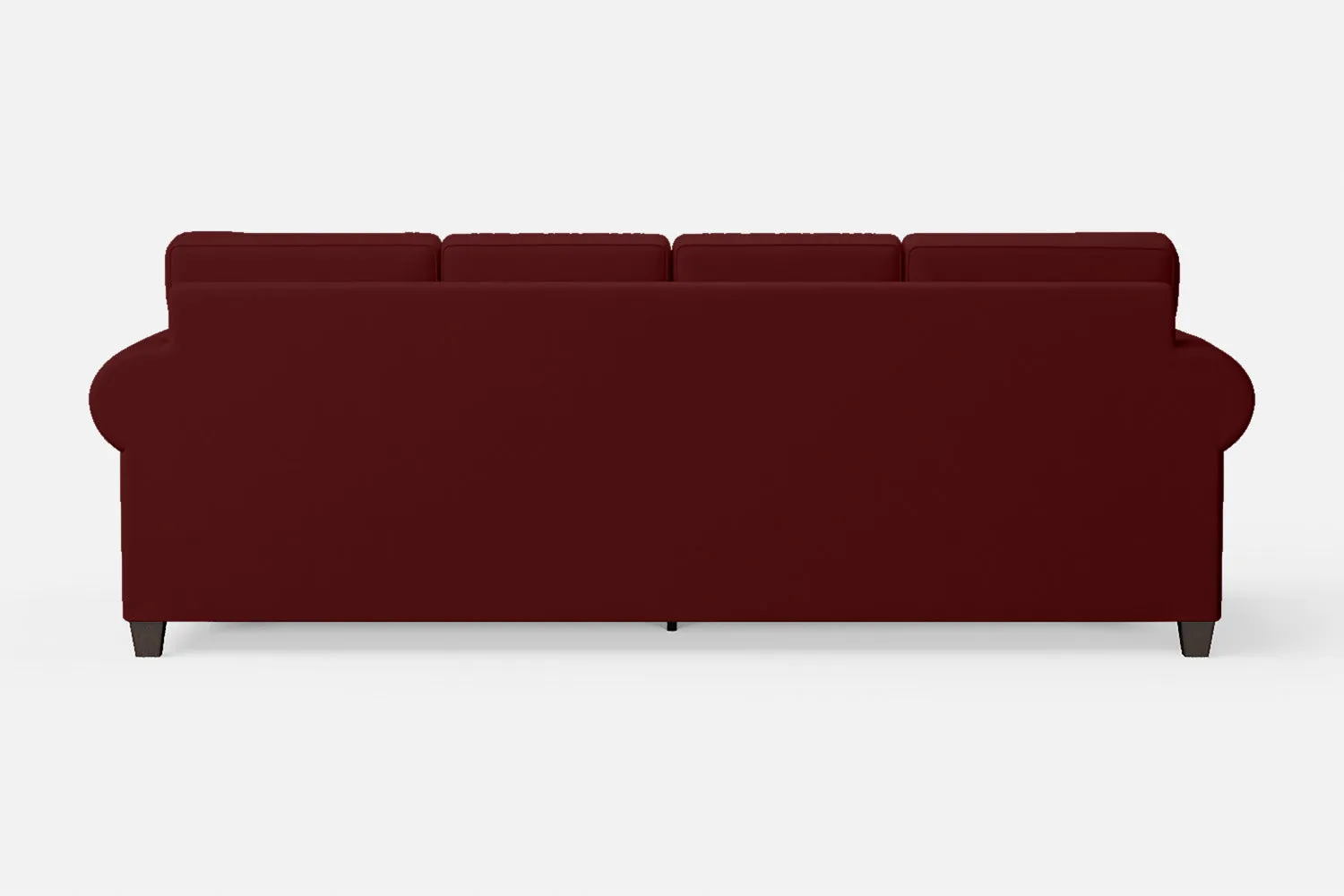 Marano 4 Seater Sofa Red Leather