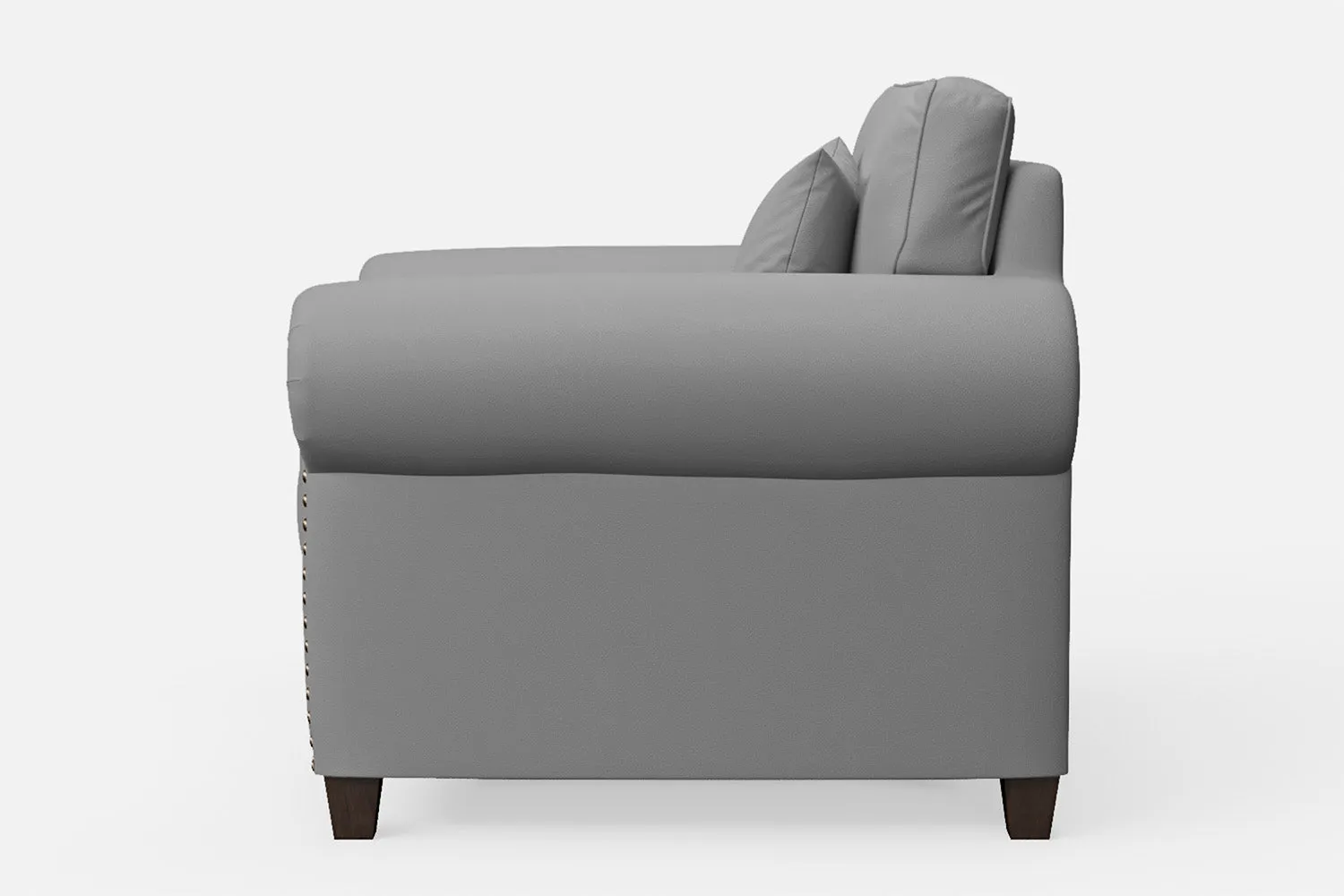 Marano Armchair Grey Leather