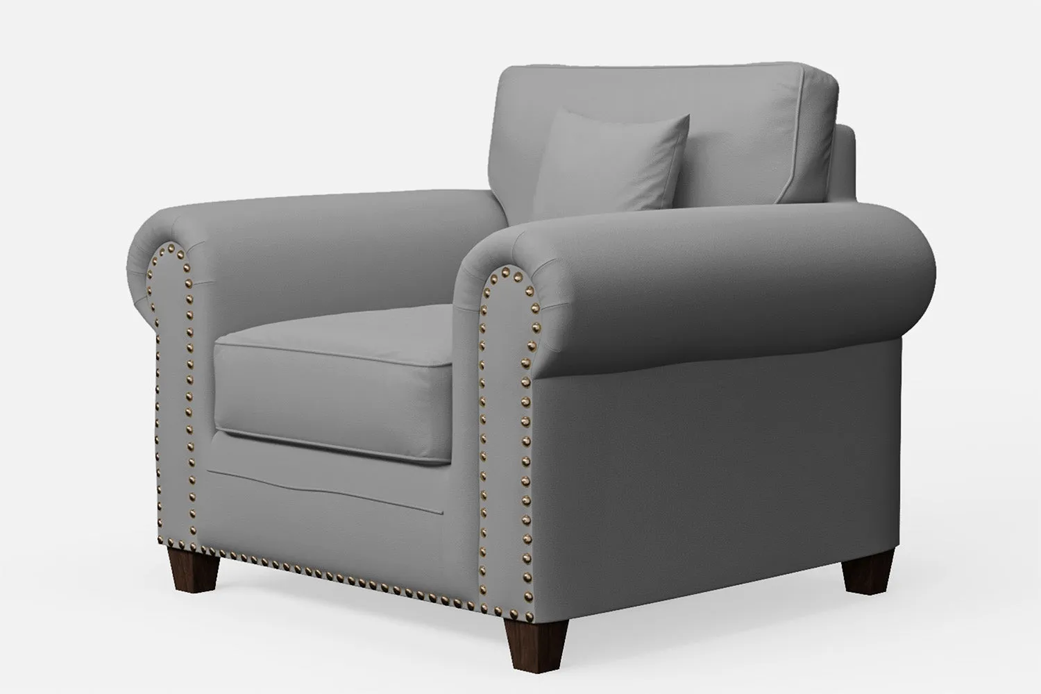 Marano Armchair Grey Leather