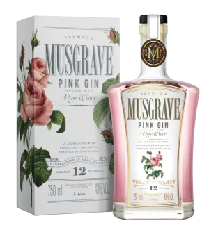 Musgrave Pink Gin Infused With Rose Water