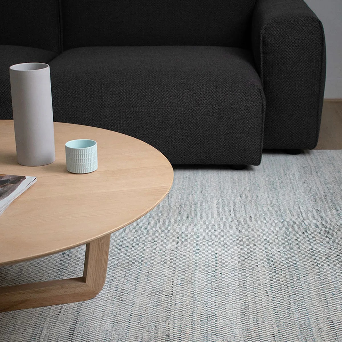 Mystique Rug - Ivory / Denim 250cm x 350cm