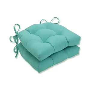 Outdoor/Indoor Radiance Pool Deluxe Tufted Chairpad (Set of 2)