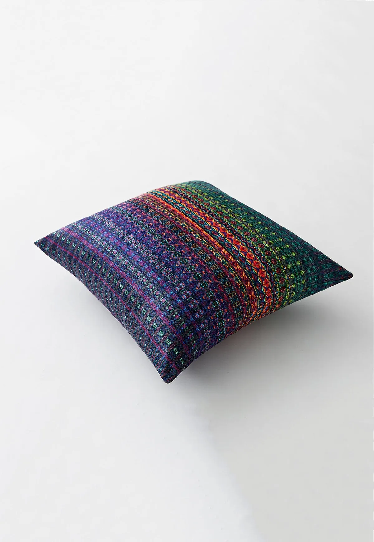 PEACOCK SQUARE CUSHION