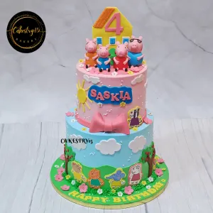 Peppa’s Birthday Wonderland 3kg Cake