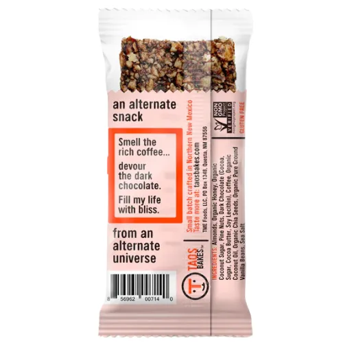 Piñon Coffee & Dark Chocolate Bars by Taos Bakes