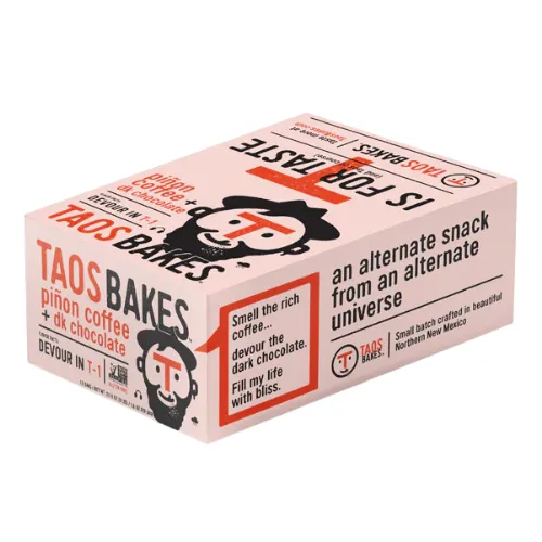 Piñon Coffee & Dark Chocolate Bars by Taos Bakes