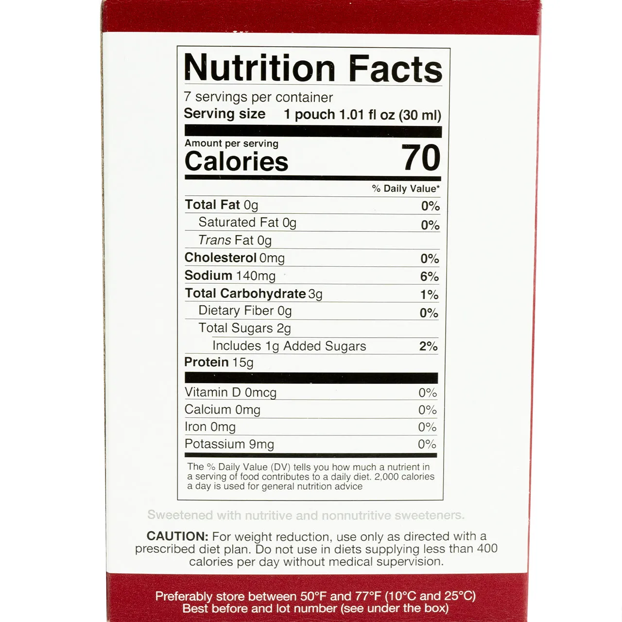 Proti Diet Cool Raspberry Drink Liquid Concentrate