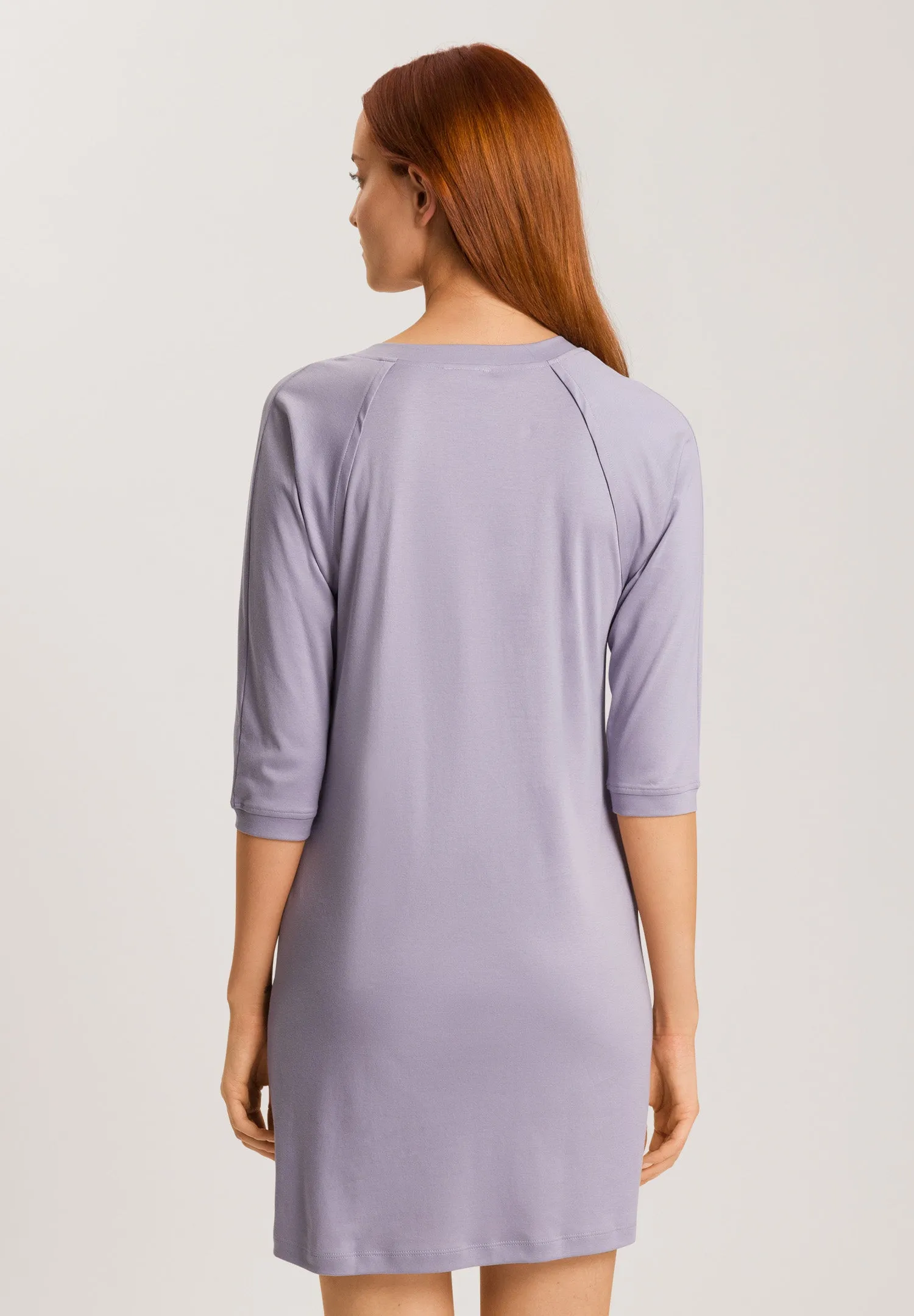 Pure Essence V-Neck Cotton Nightgown | Lavender Aura 77948-2476