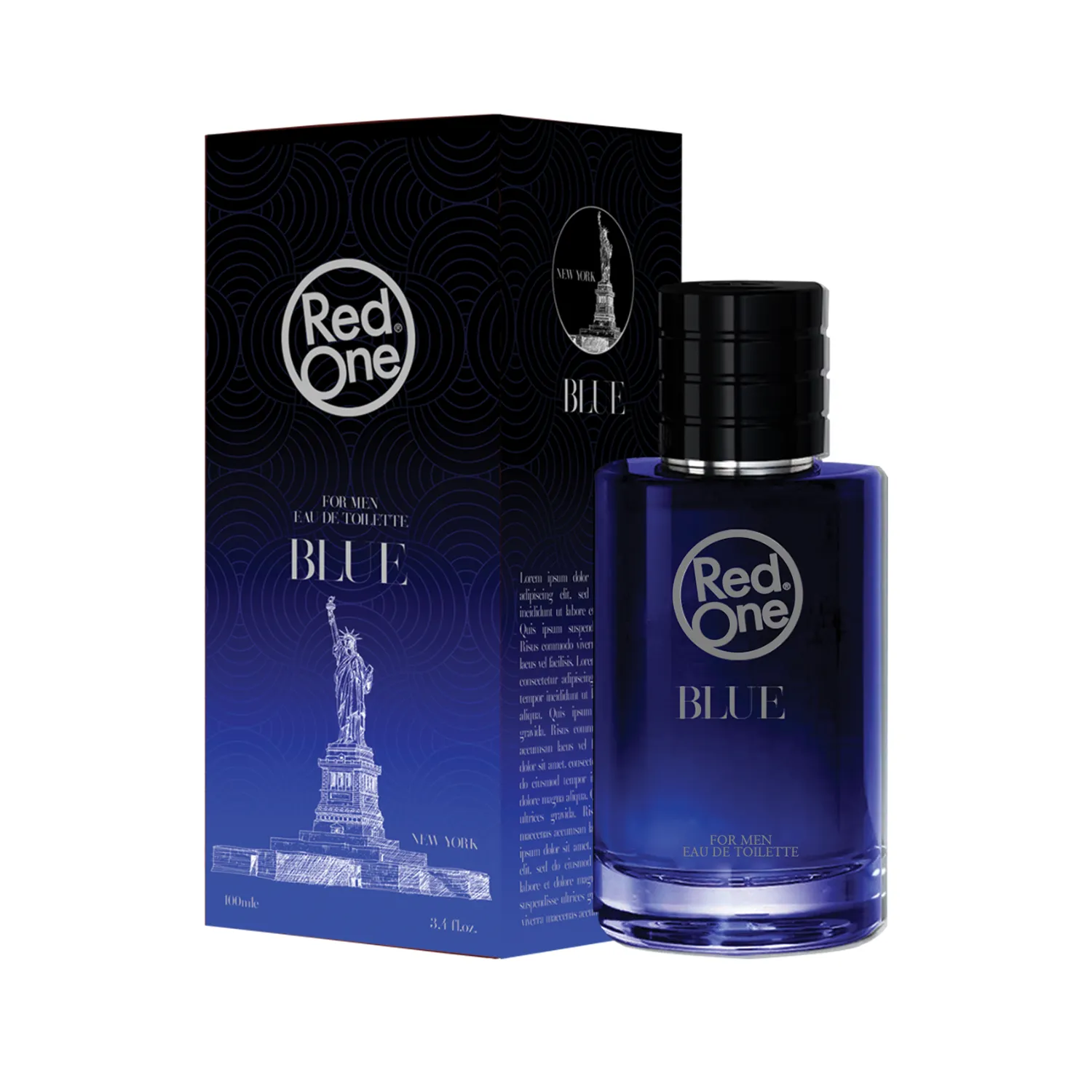 RedOne Eau De Toilette Men Cologne Blue 100ML