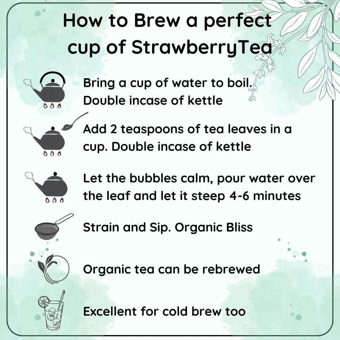 Refreshing Strawberry Darjeeling Leaf- A Refreshing Twist on a Classic