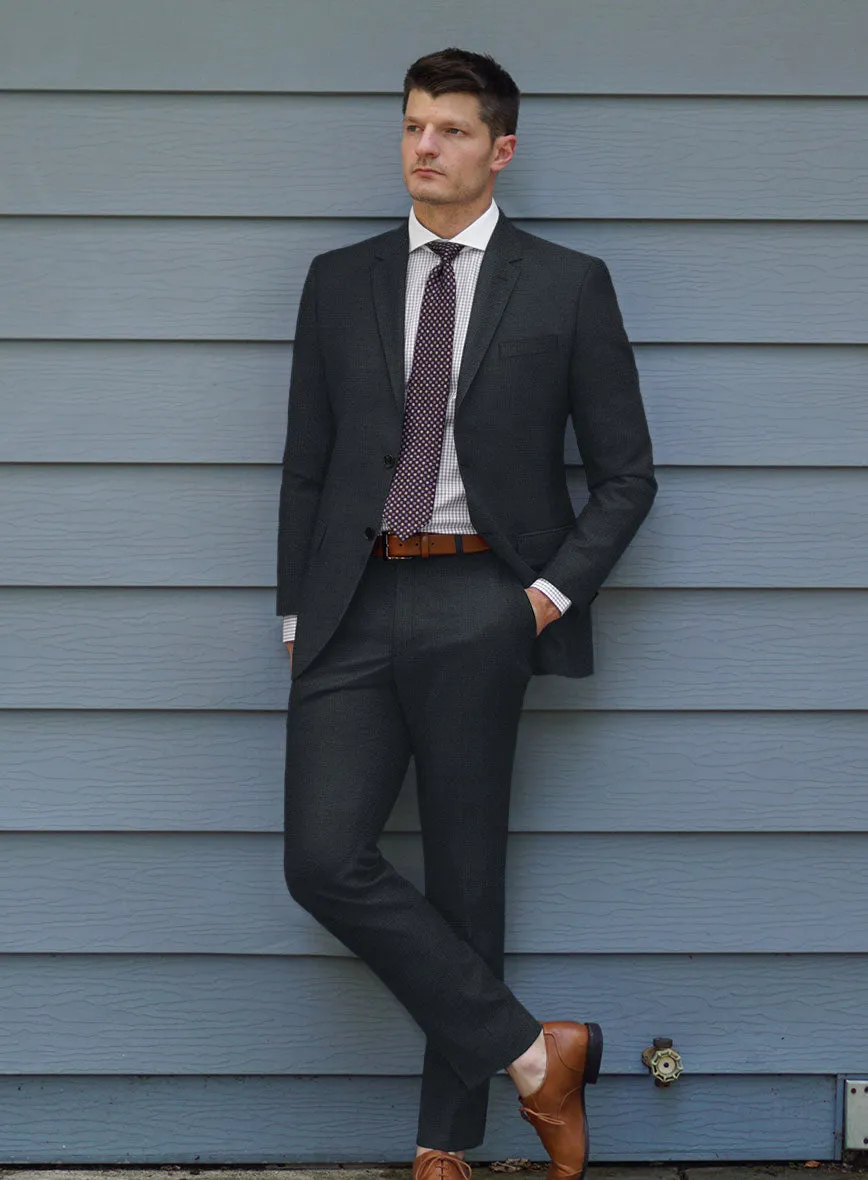 Scabal Alve Blue Wool Suit