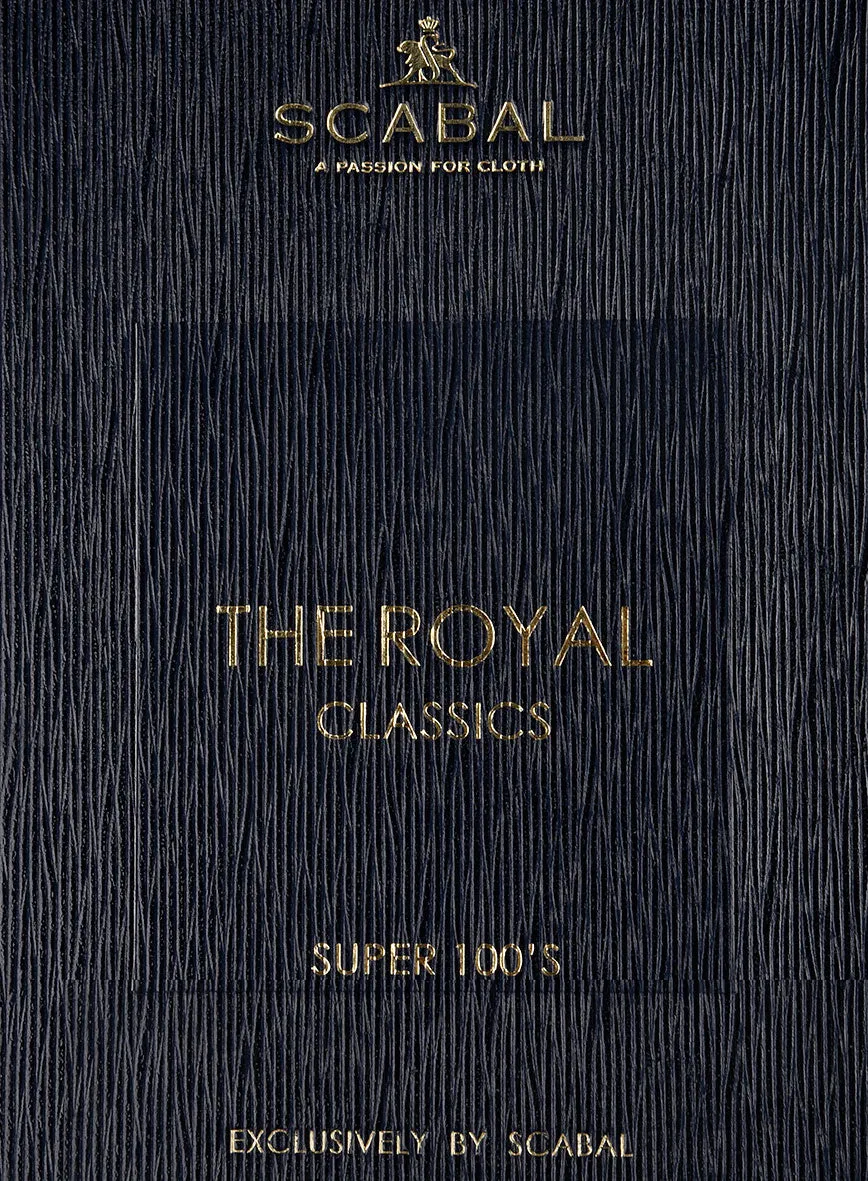 Scabal Alve Blue Wool Suit
