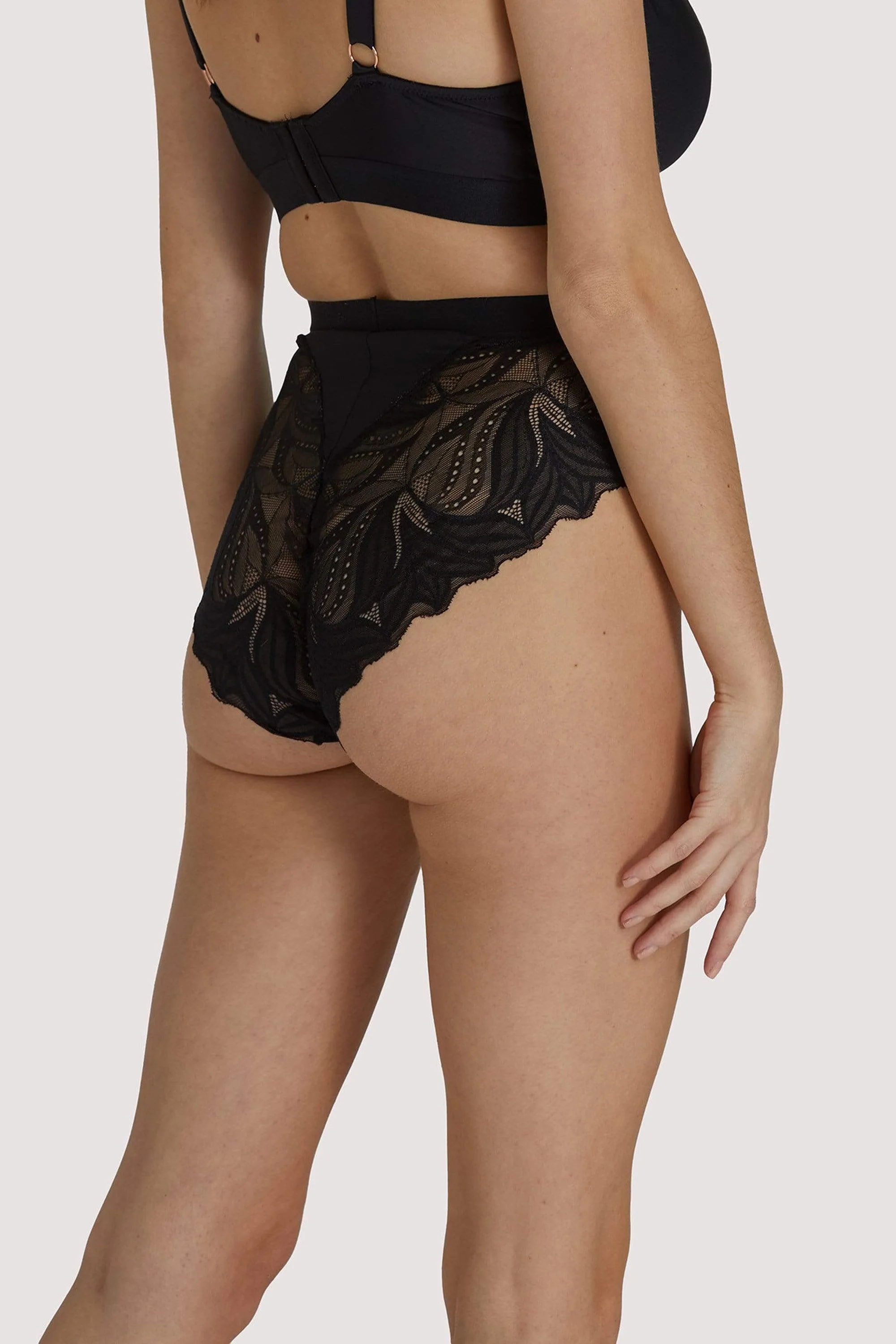 Scantilly Indulgence Black High Waist Brief