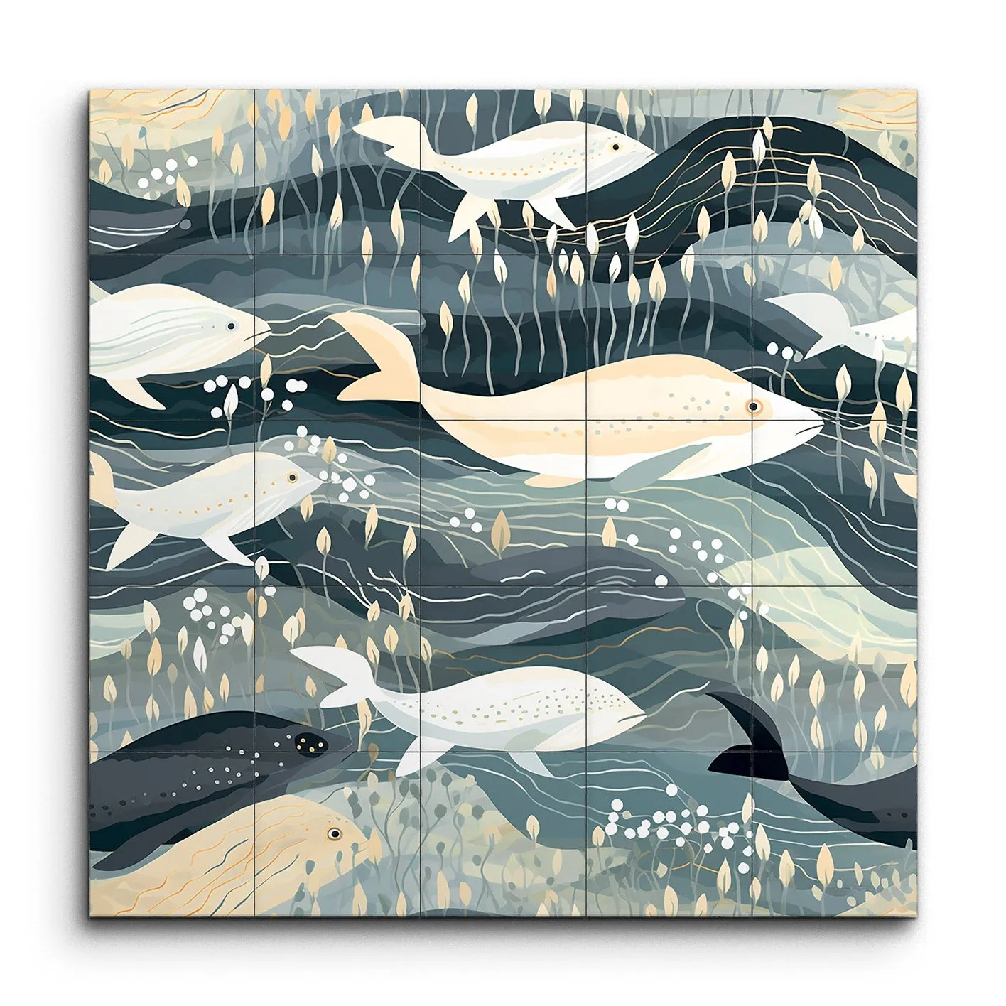 Serene Aquatic Harmony Artwork