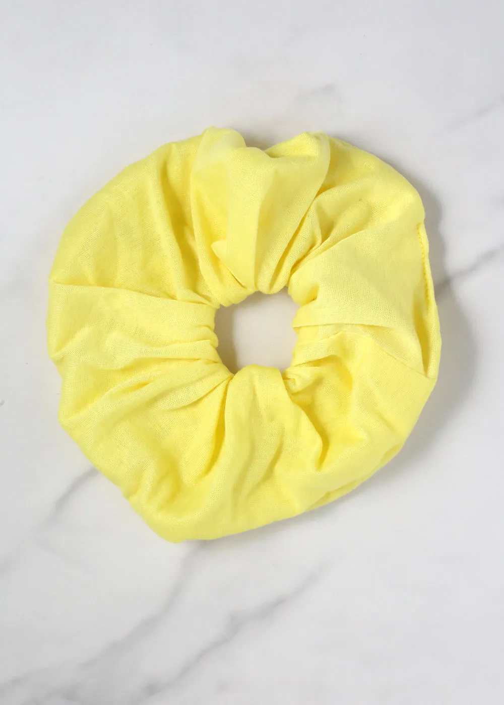 Soft Vibrant Hair Scrunchies