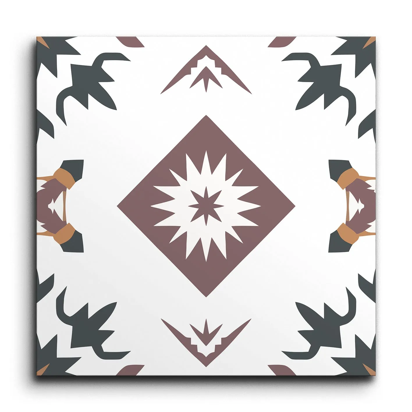 Starburst Diamond of Earthy Geometrics