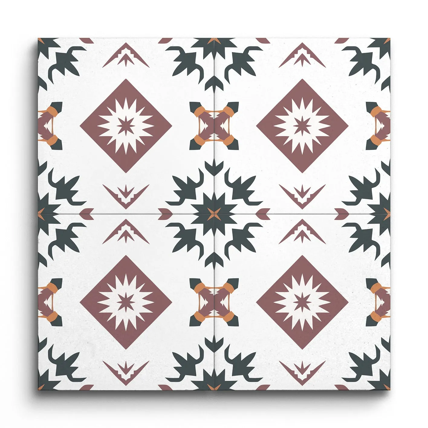 Starburst Diamond of Earthy Geometrics