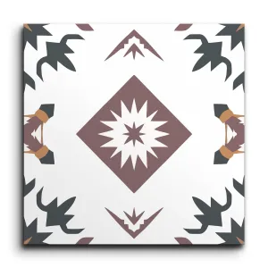 Starburst Diamond of Earthy Geometrics