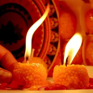Sweetness of Laddoo Soy Wax Candles (Pack of 2)