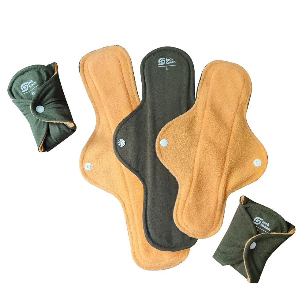 Urine Leak Reusable Cloth Pads (Quick Dry) (3 pcs)