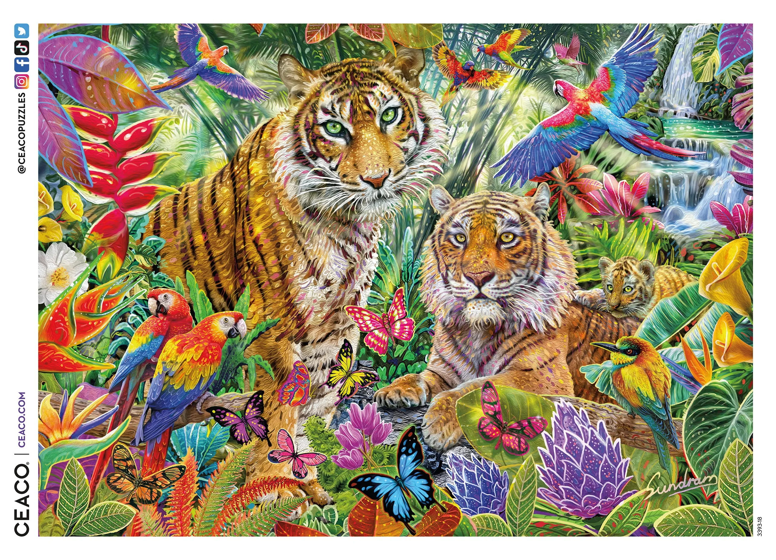 Wild - Tiger Eyes- 1000 Piece Puzzle